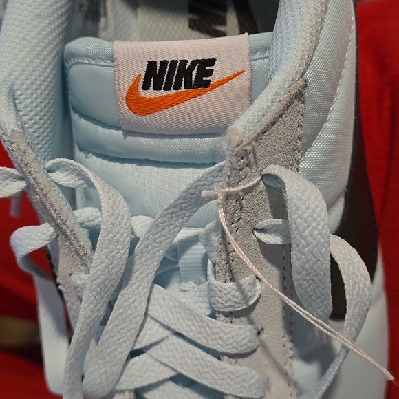 💙Womens NIKE Cortez Light Blue & Black Sneakers Size 10💙 - Picture 6 of 8